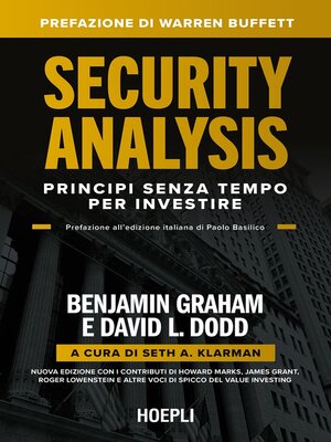 cover image of Security Analysis